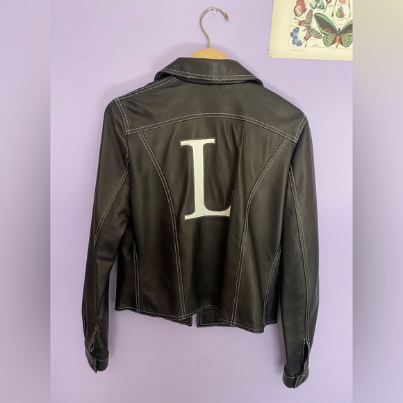 bolsa monogram L leather jacket - Picture 5 of 8